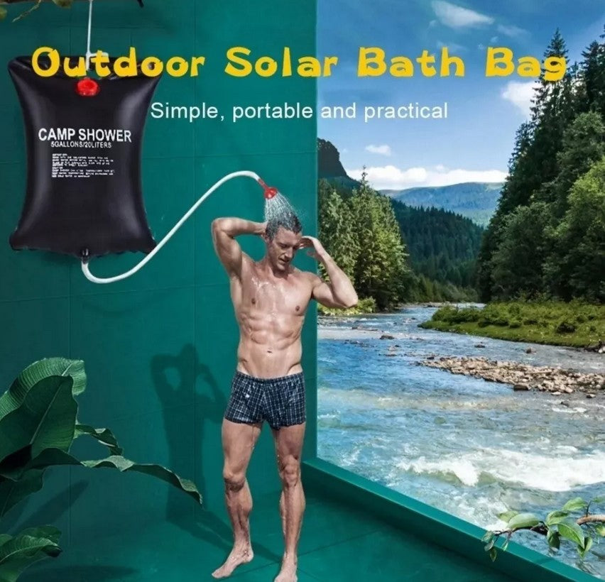 Ducha Portátil Solar Camping Playa 20 L 🛁