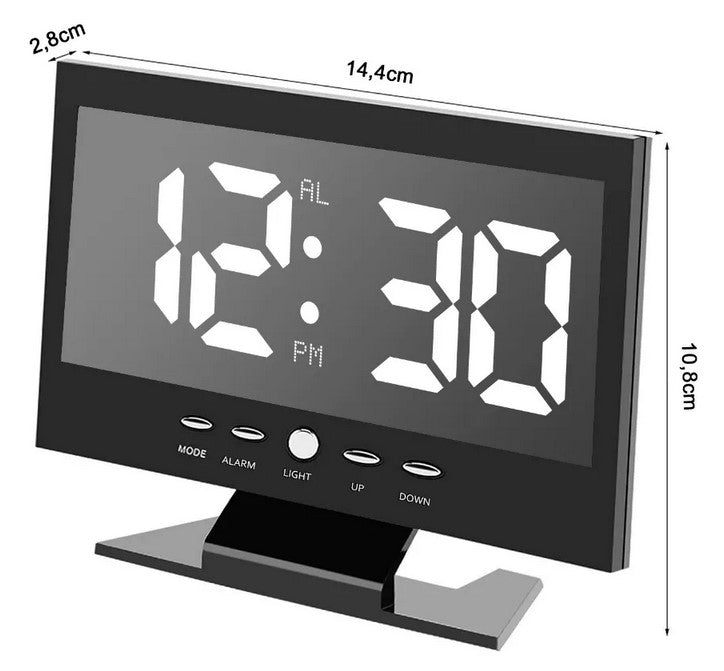 Reloj Digital Despertador Lcd Escritorio ⏰