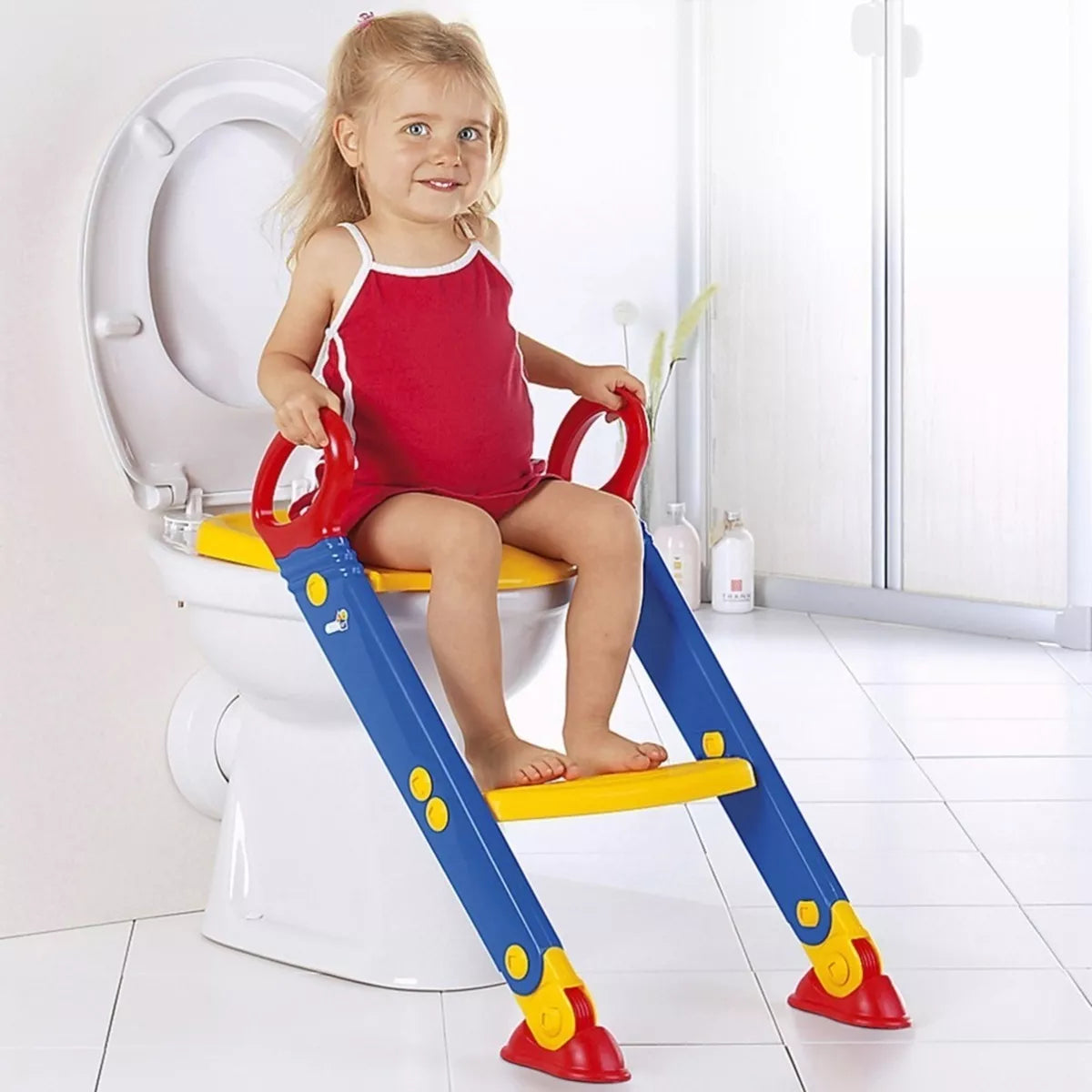 Asiento De Baño Para Niños Escalera