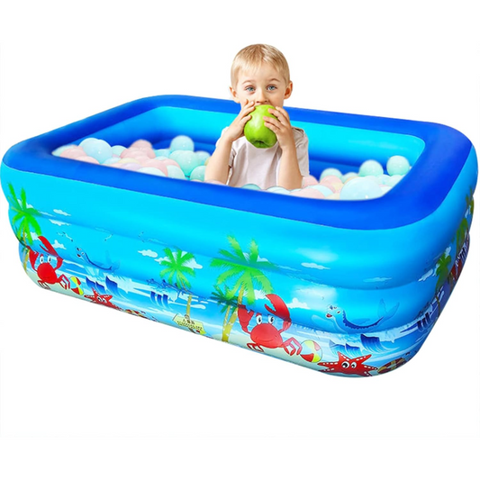 Piscina Inflable Niños 210 Cm 3 Anillos  💦🌞