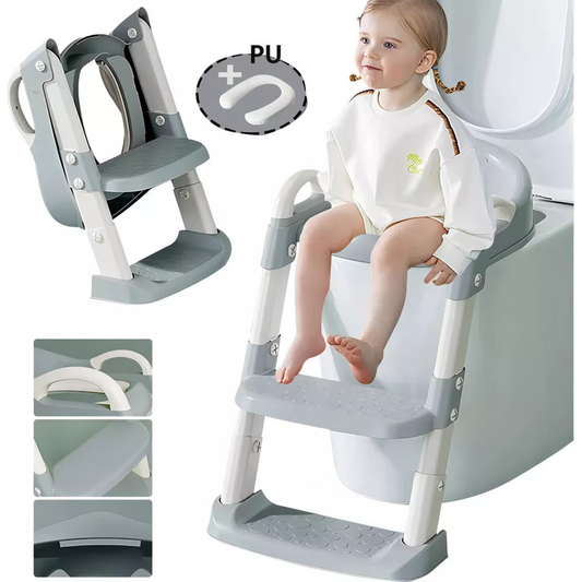 Asiento Adaptador con Escalera para Inodoro para Niños 🪜 🚽👶