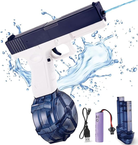 Pistola de Agua Eléctrica Glock 2 Depósitos 💦🔫☀️