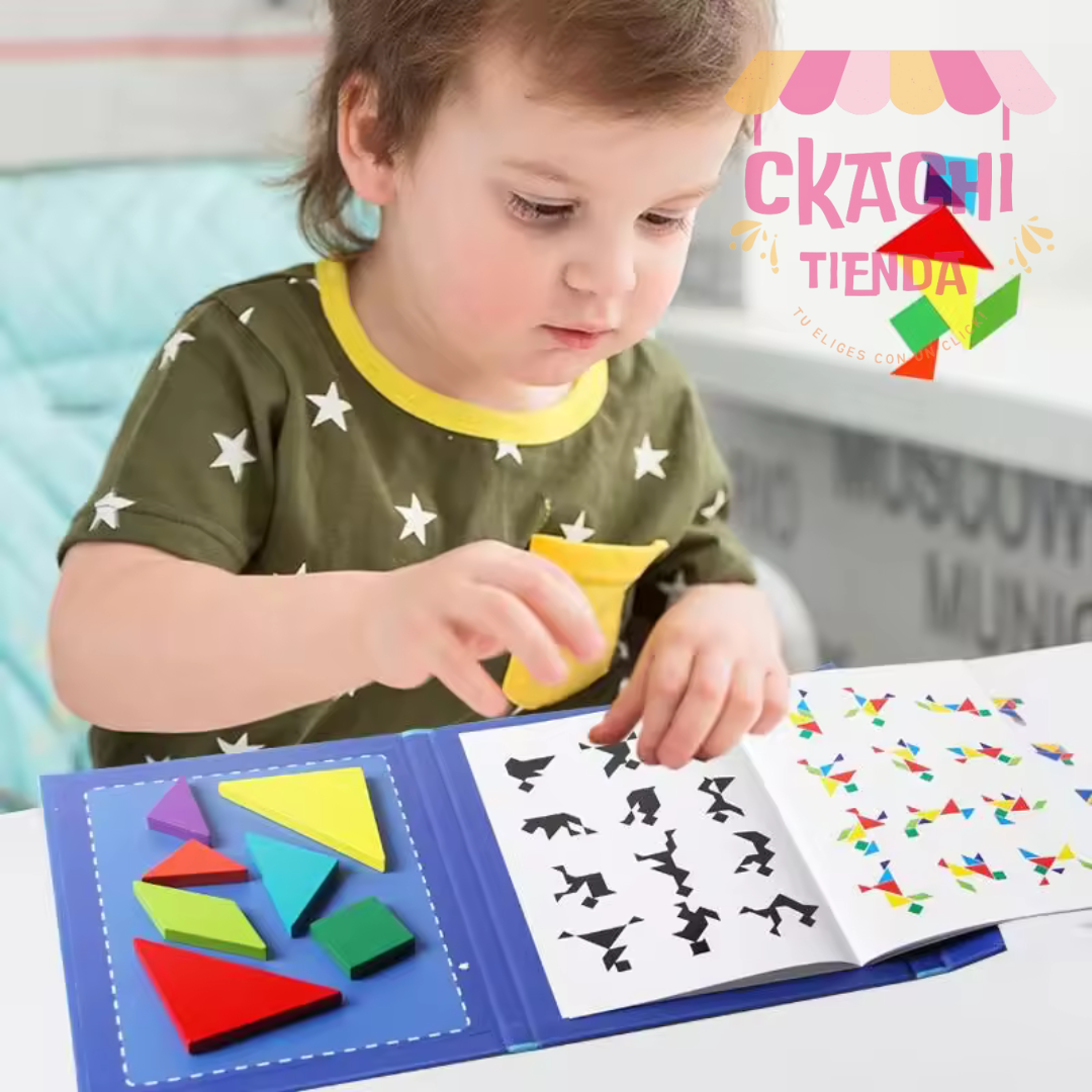 Libro Montessori Imantado Rompecabezas 🧩🧩