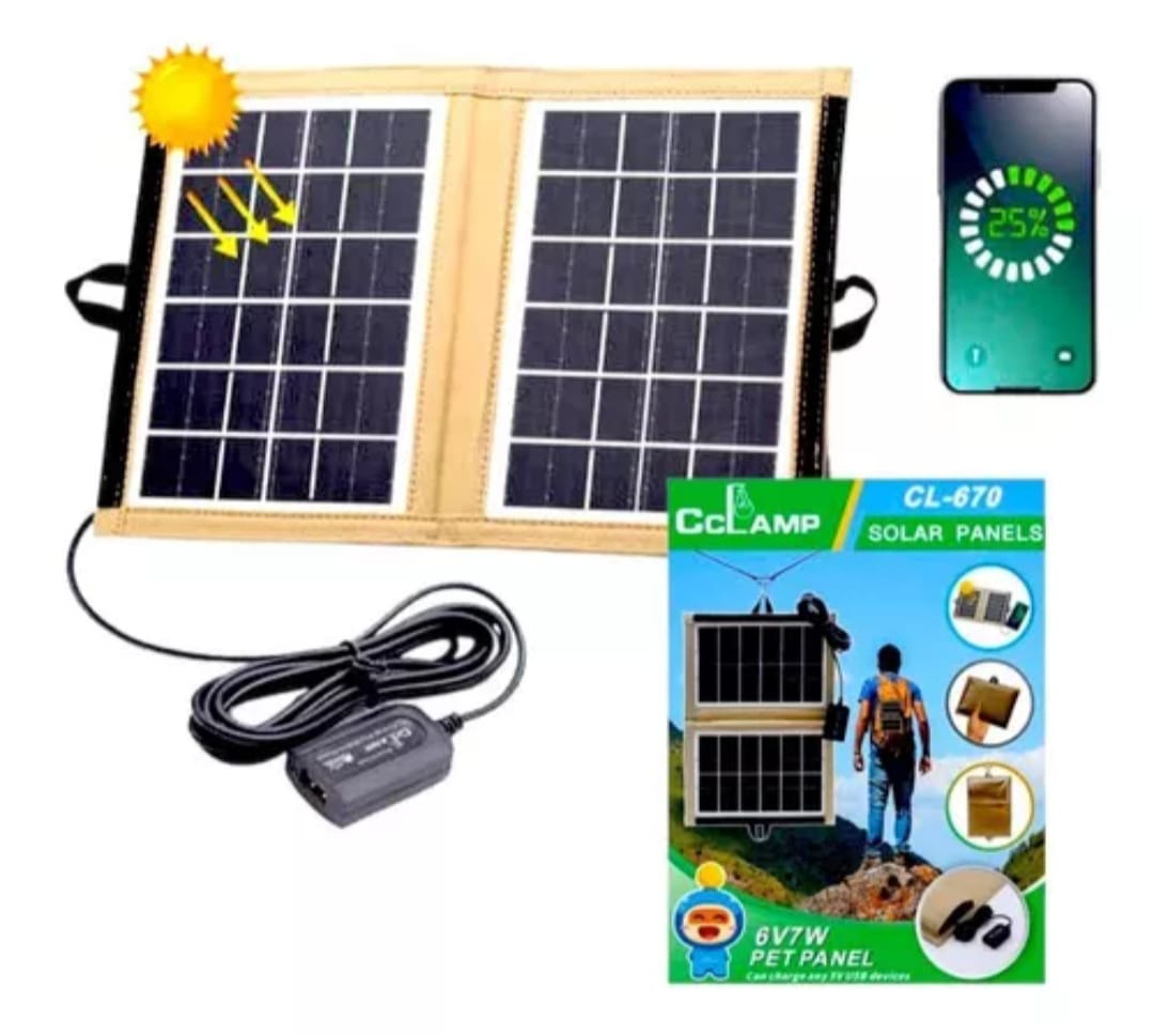 Panel solar para Recargar Winner 🌞