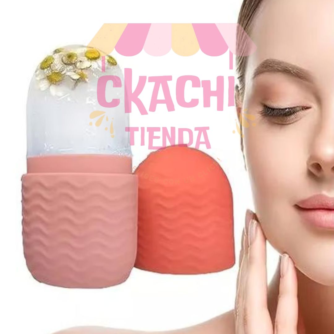 Masajeador Facial de Silicona para Hielo 🧊