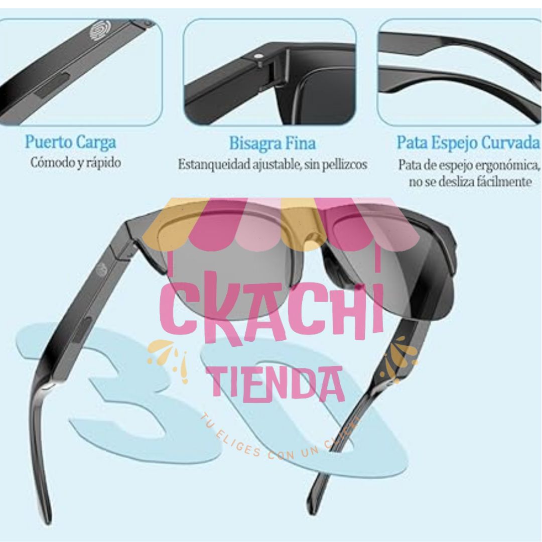 Gafas Inteligentes Bluetooth Micrófono 😎