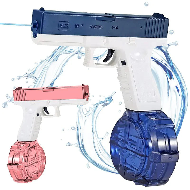 Pistola de Agua Eléctrica Glock 2 Depósitos 💦🔫☀️