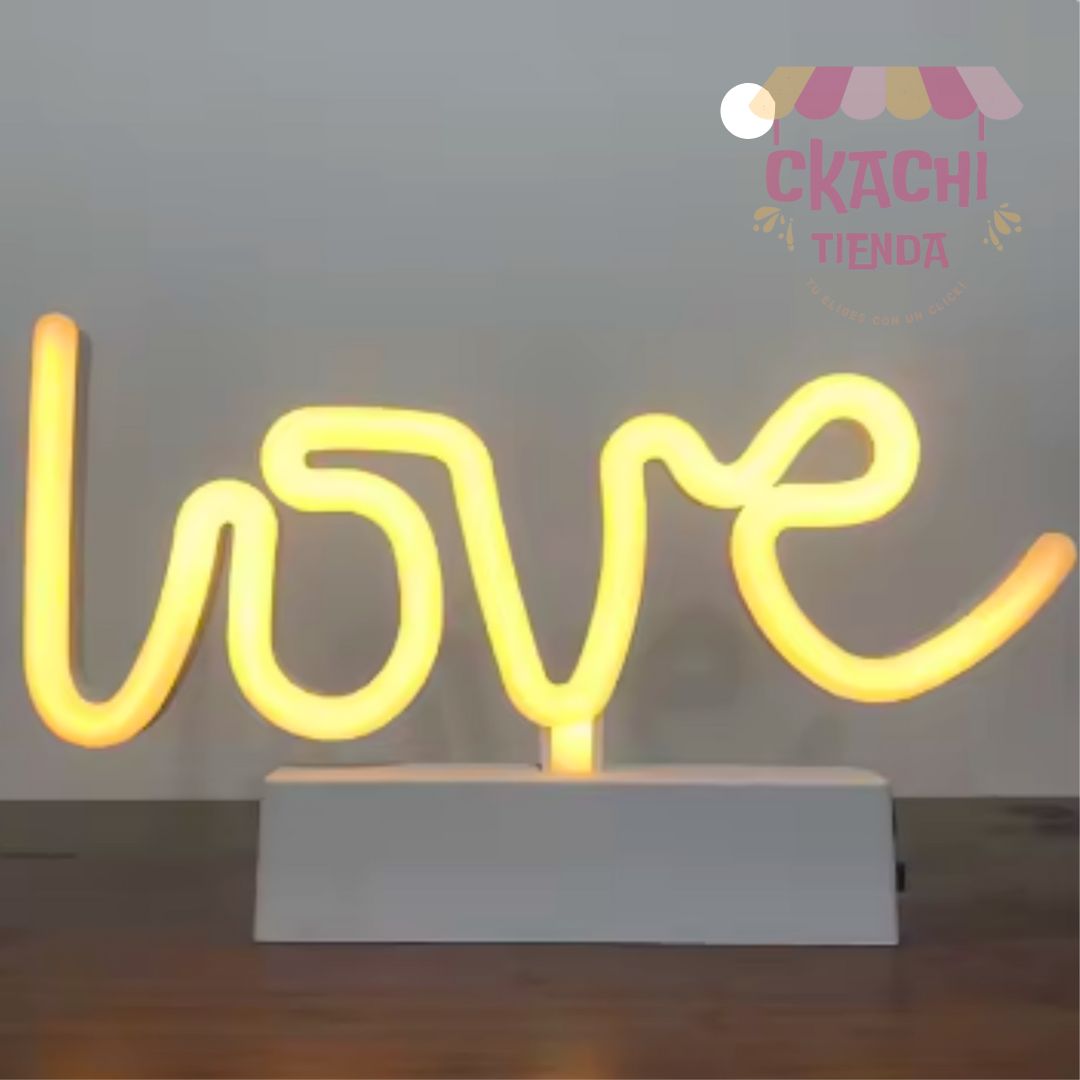 Letrero Led Diseño Love 💗