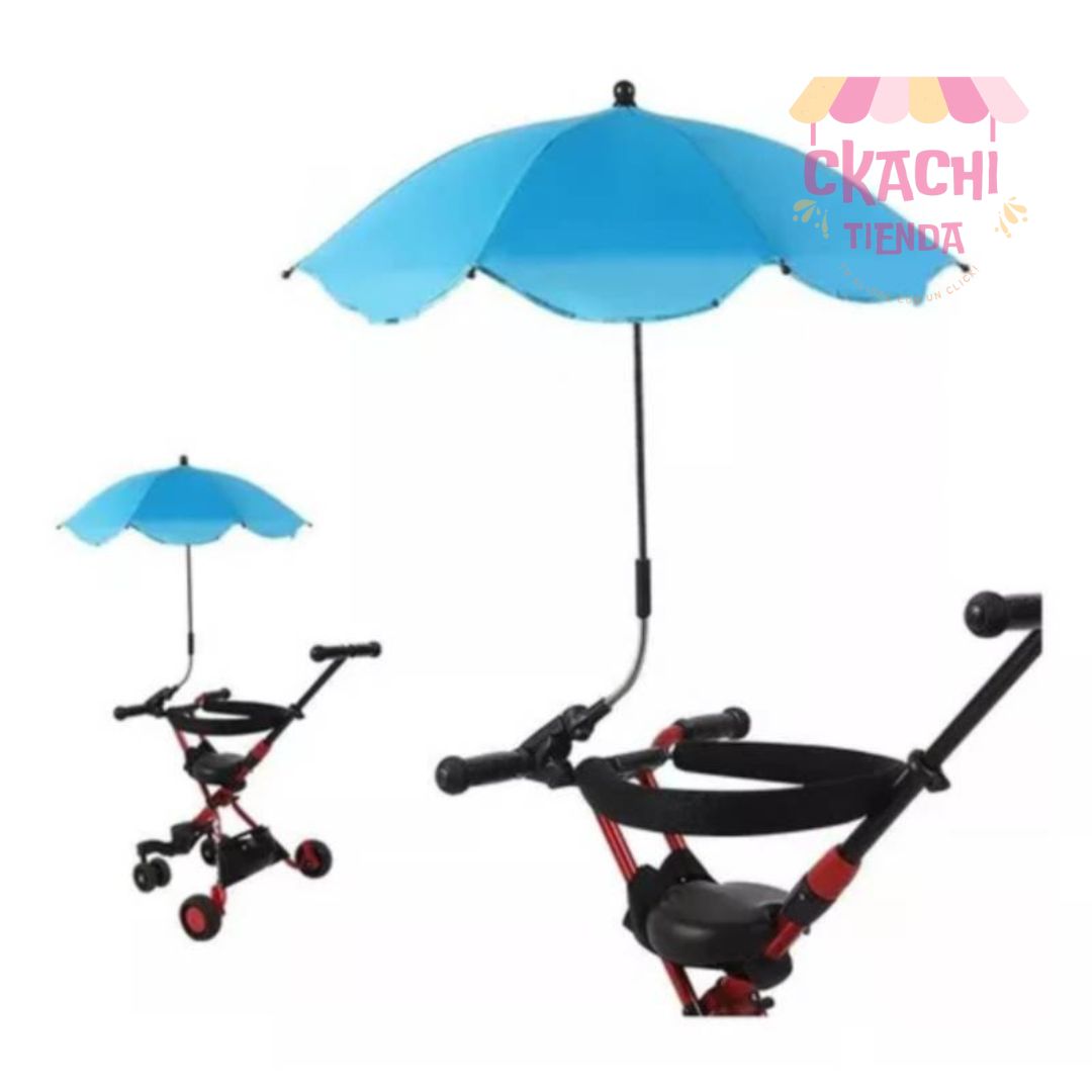 Sombrilla o Paragua para Coche Bebe con Filtro Uv 🌂