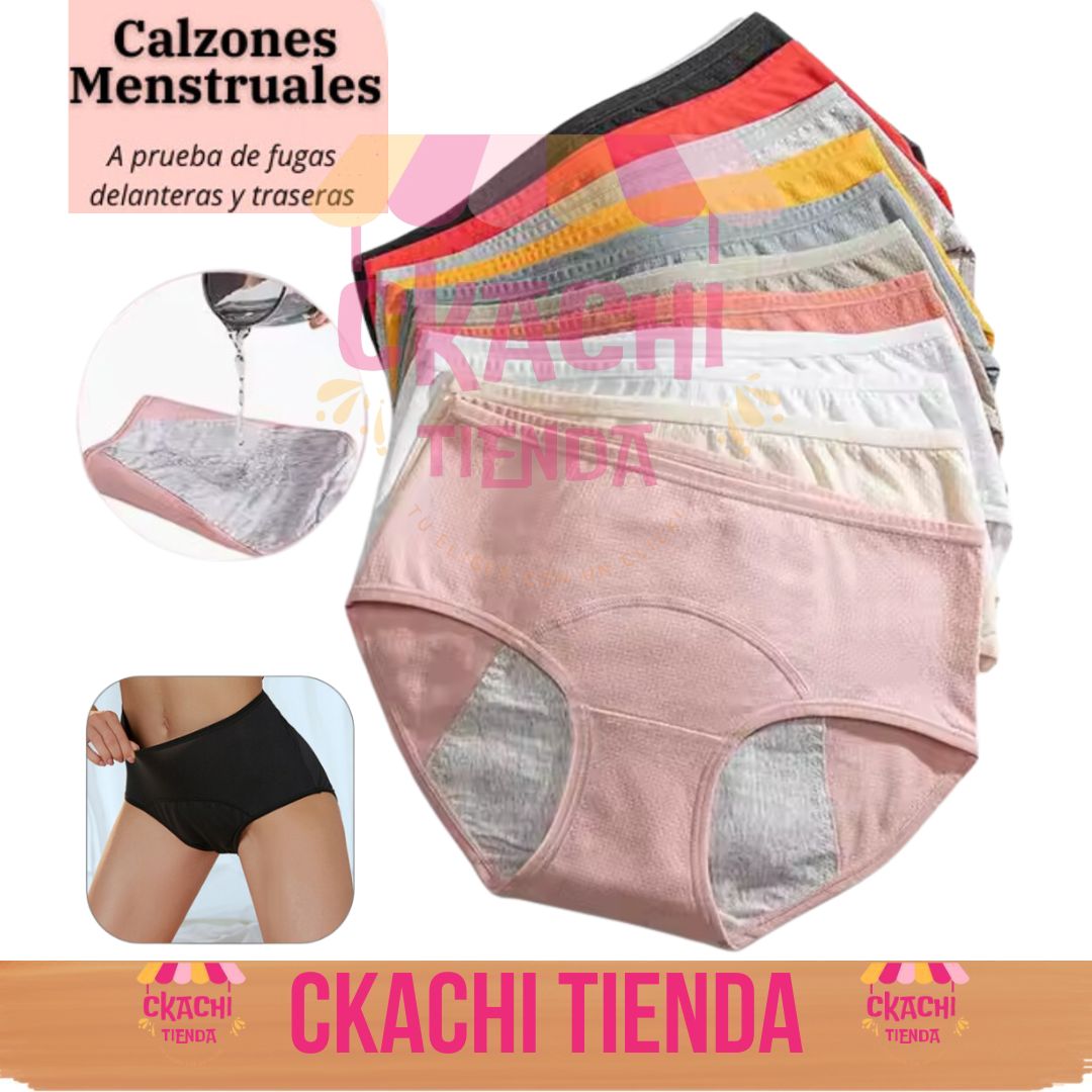 Calzón Menstrual Algodón AntiFugas 🌼