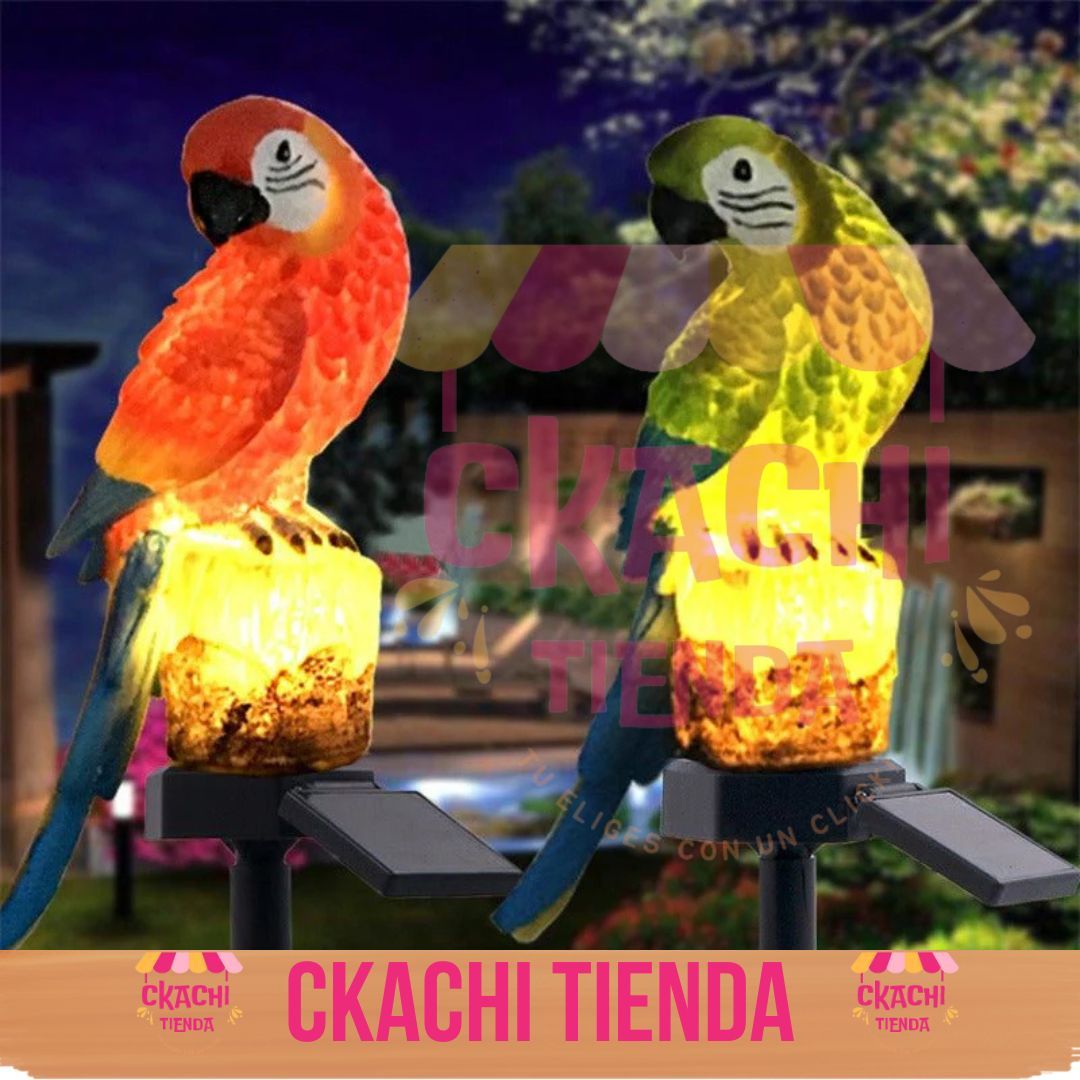 Estaca Solar Loro 🦜🦜2X