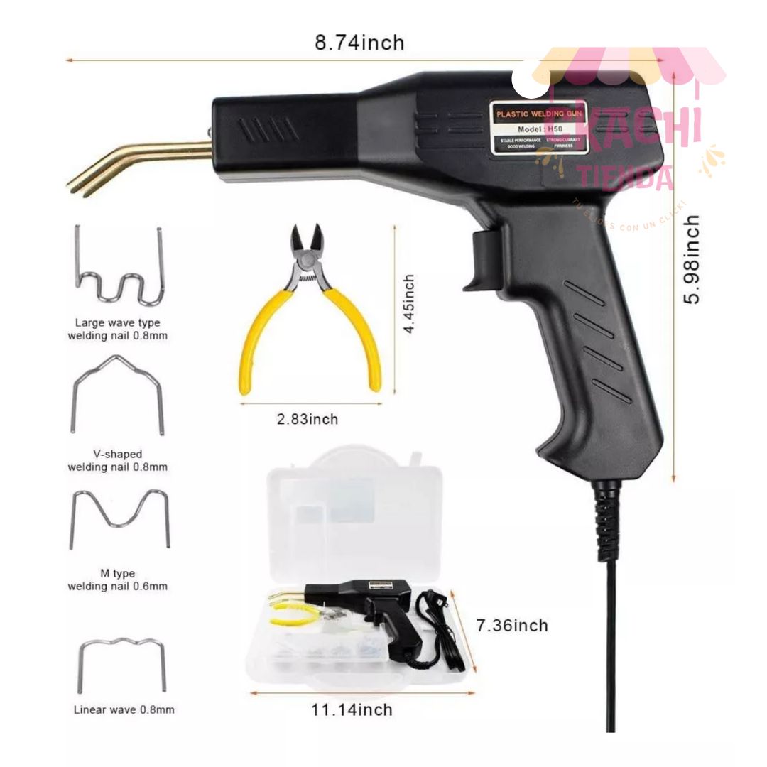 Máquina Soldar Grapadora Plástico 🧤🥽