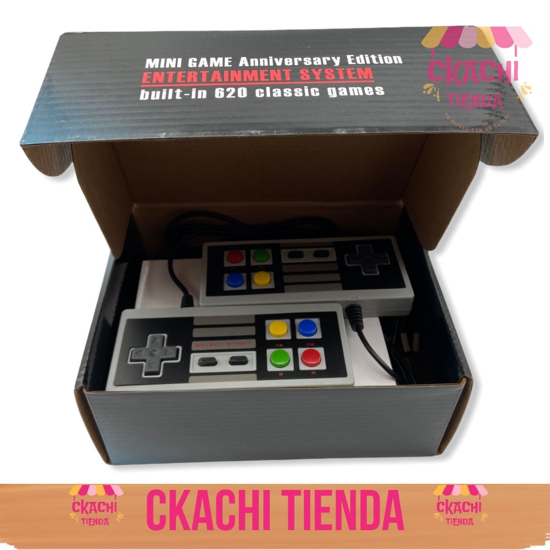 Consola Retro tipo Nintendo con 620 videojuegos clásicos 🎮✨