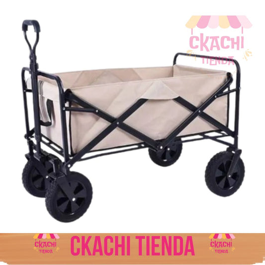 Carrito con Mango Plegable Ajustable 🛣️