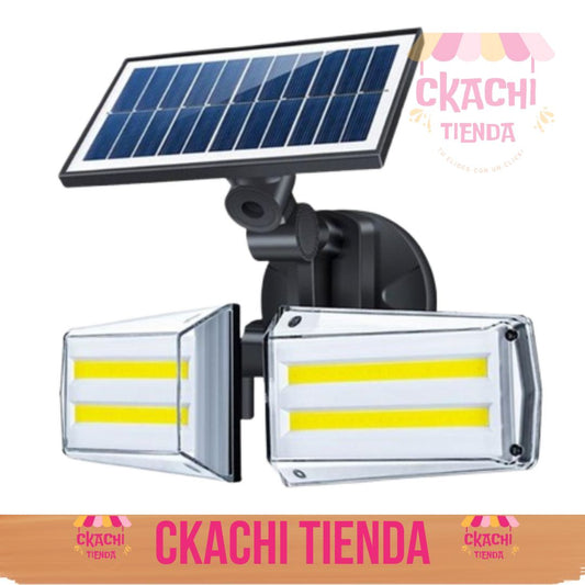 Doble Lampara Ancha LED Solar 🌞