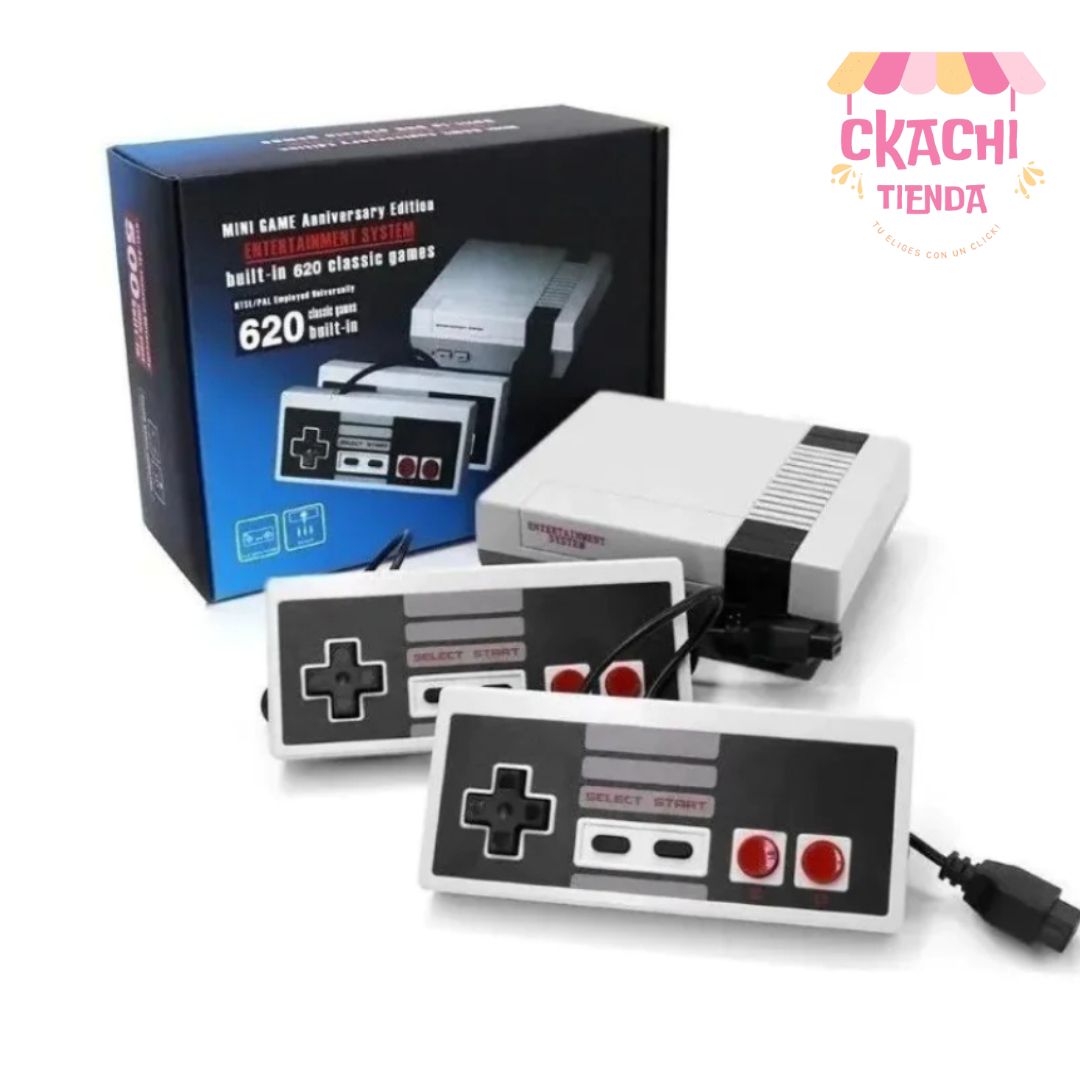 Consola Retro tipo Nintendo con 620 videojuegos clásicos 🎮✨