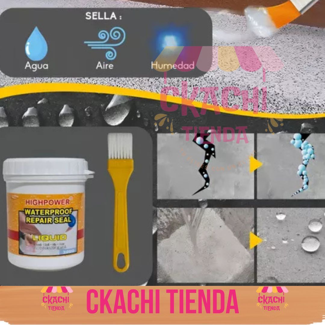 Sellador Impermeable Tapagoteras Líquido 🕳️💧